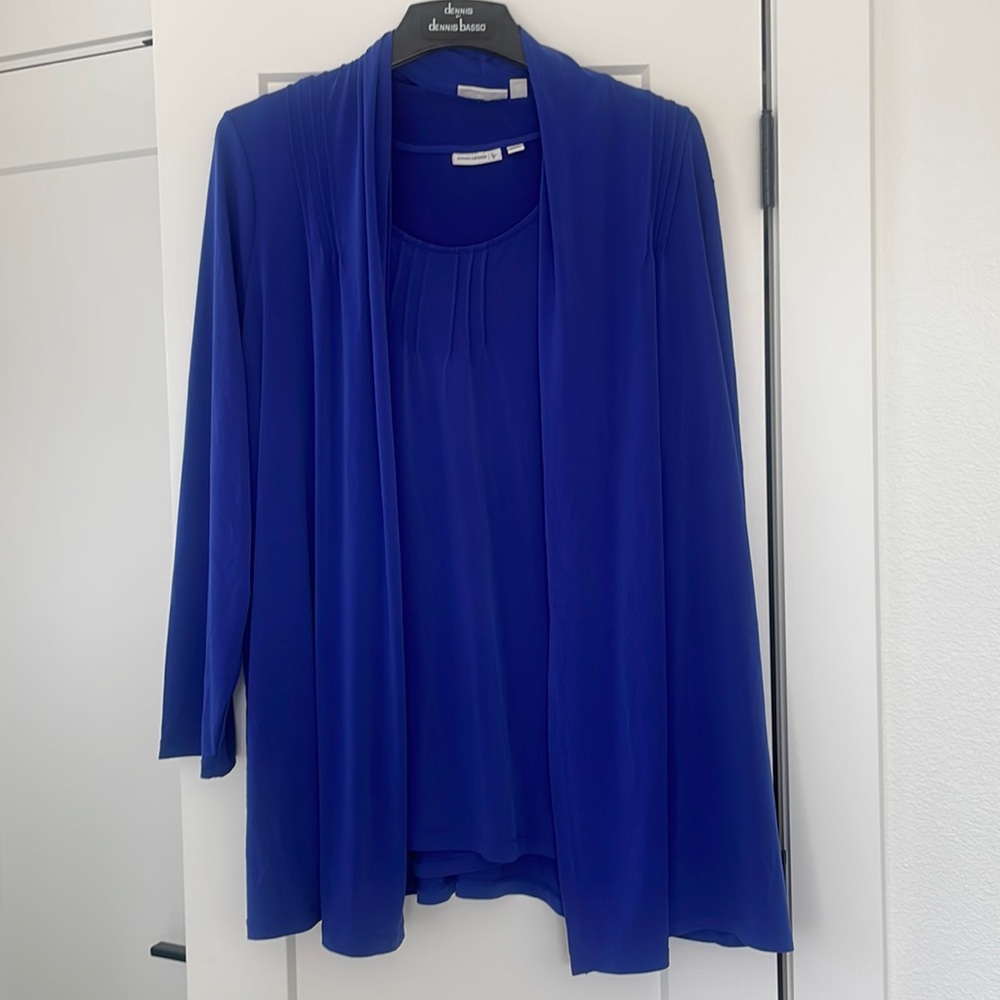 Susan Graver Cardigan with Tank Top